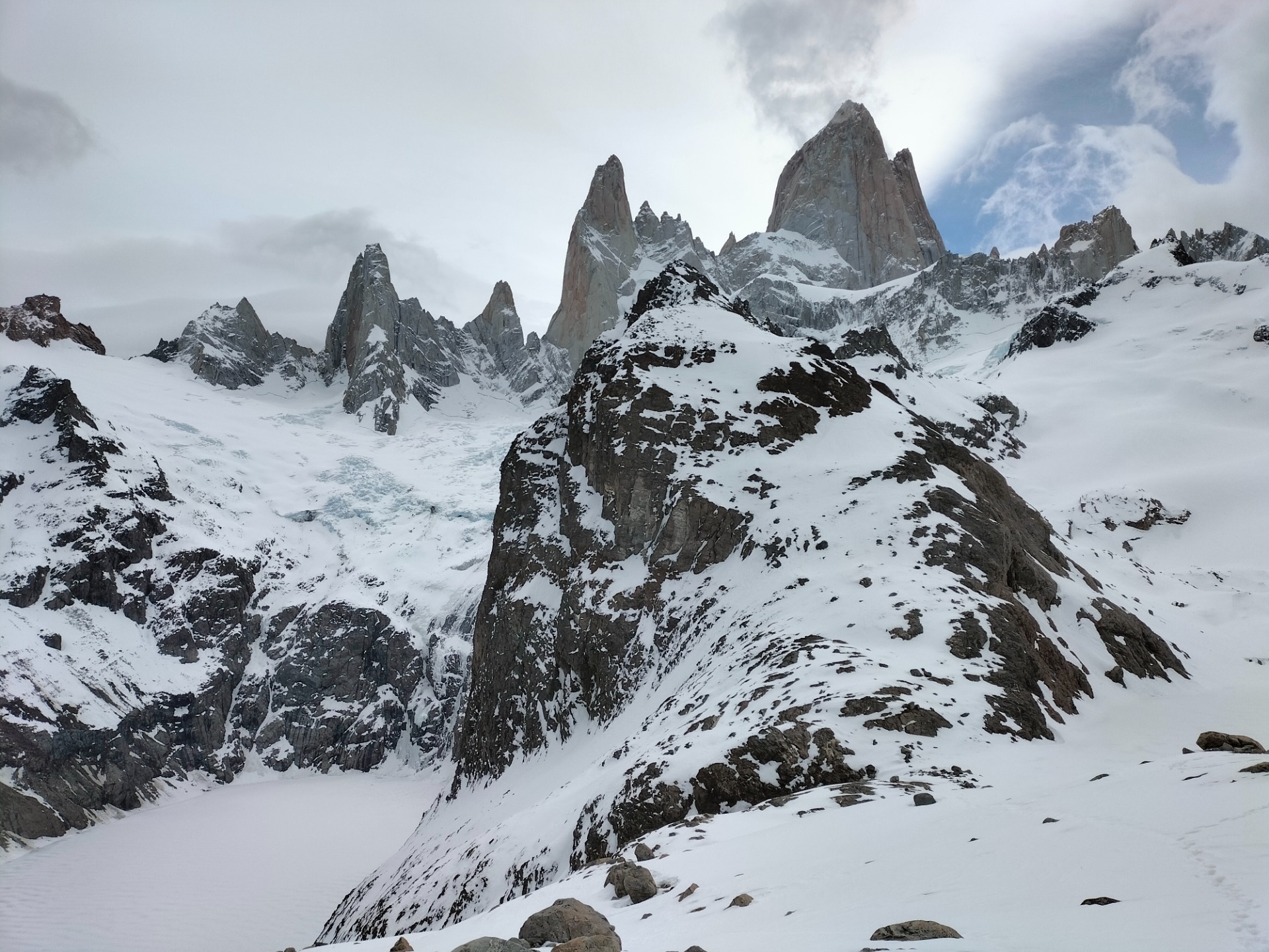 Aguja Poicenot y Cerro Fitz Roy